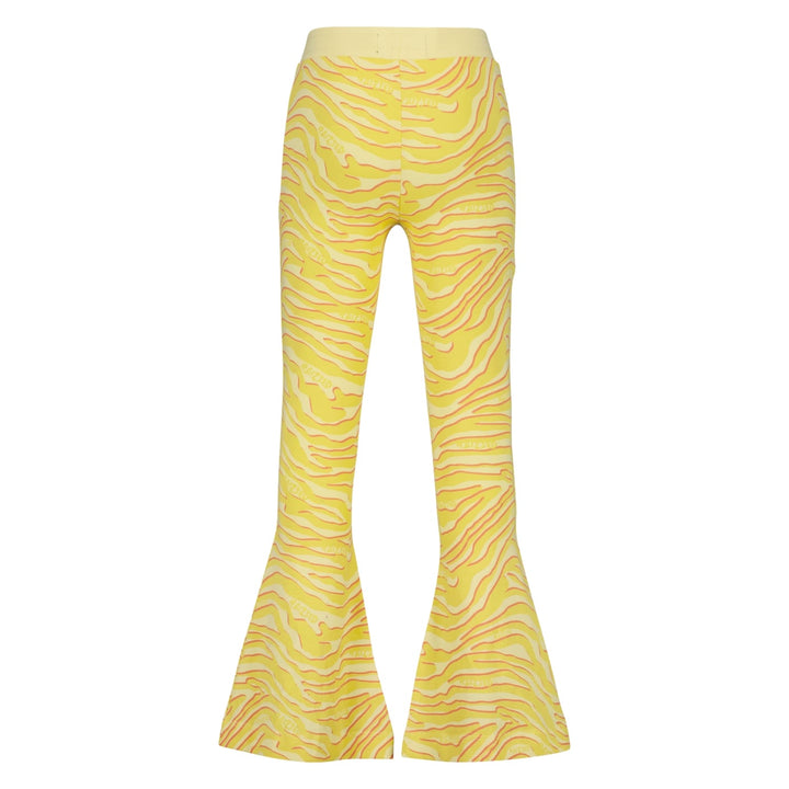 Raizzed Nova lange broek geel dessin – meisjes