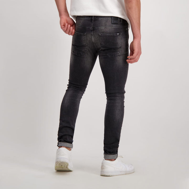Cars men jeans Aron super skinny fit - heren - Black Denim - L32