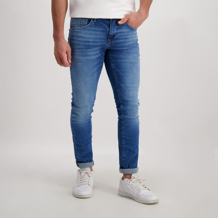 Cars men 7462876 bates jeans slim fit blue denim – heren - L36