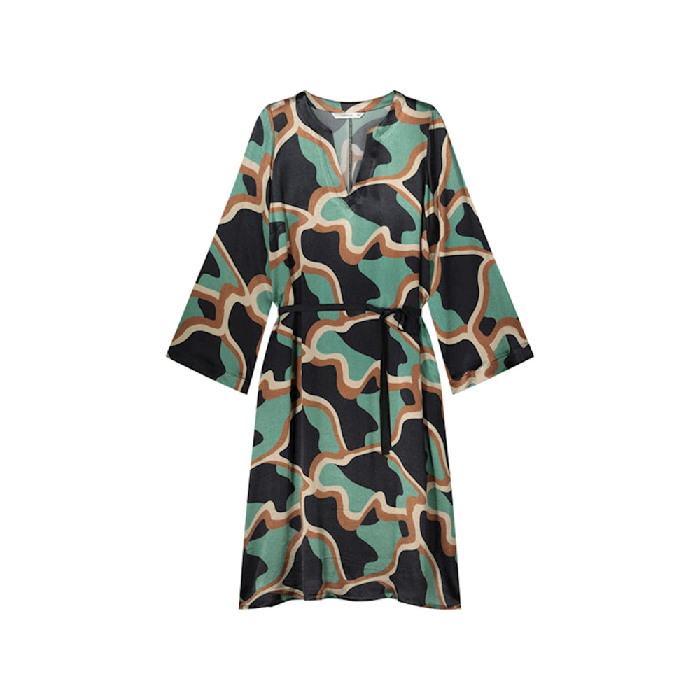 Summum jurk midi dames zwart dessin