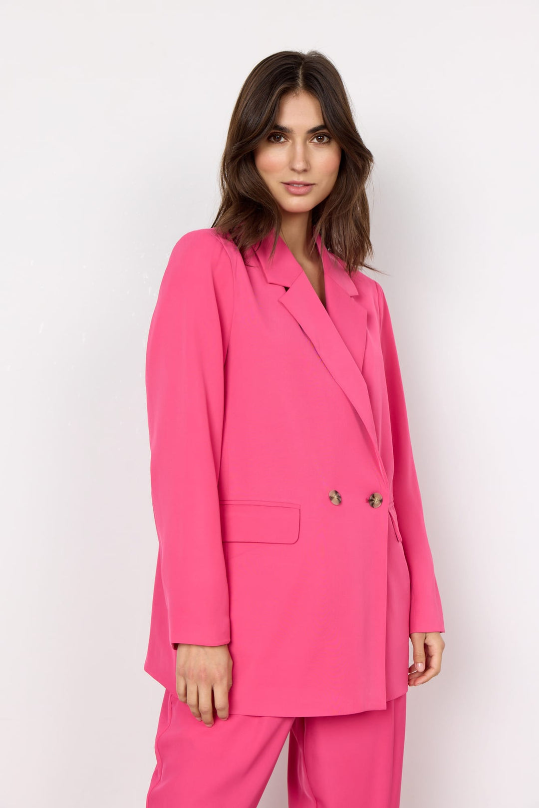 Soyaconcept blazer dames neon roze – SC-GABI 11
