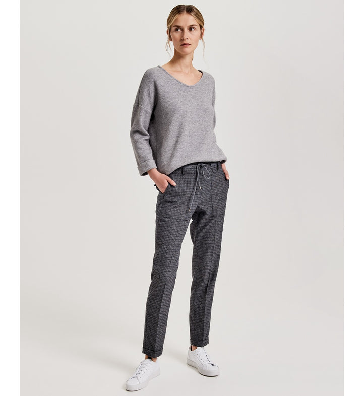 Red Button 4808 Jani lange broek dames – blauw dessin