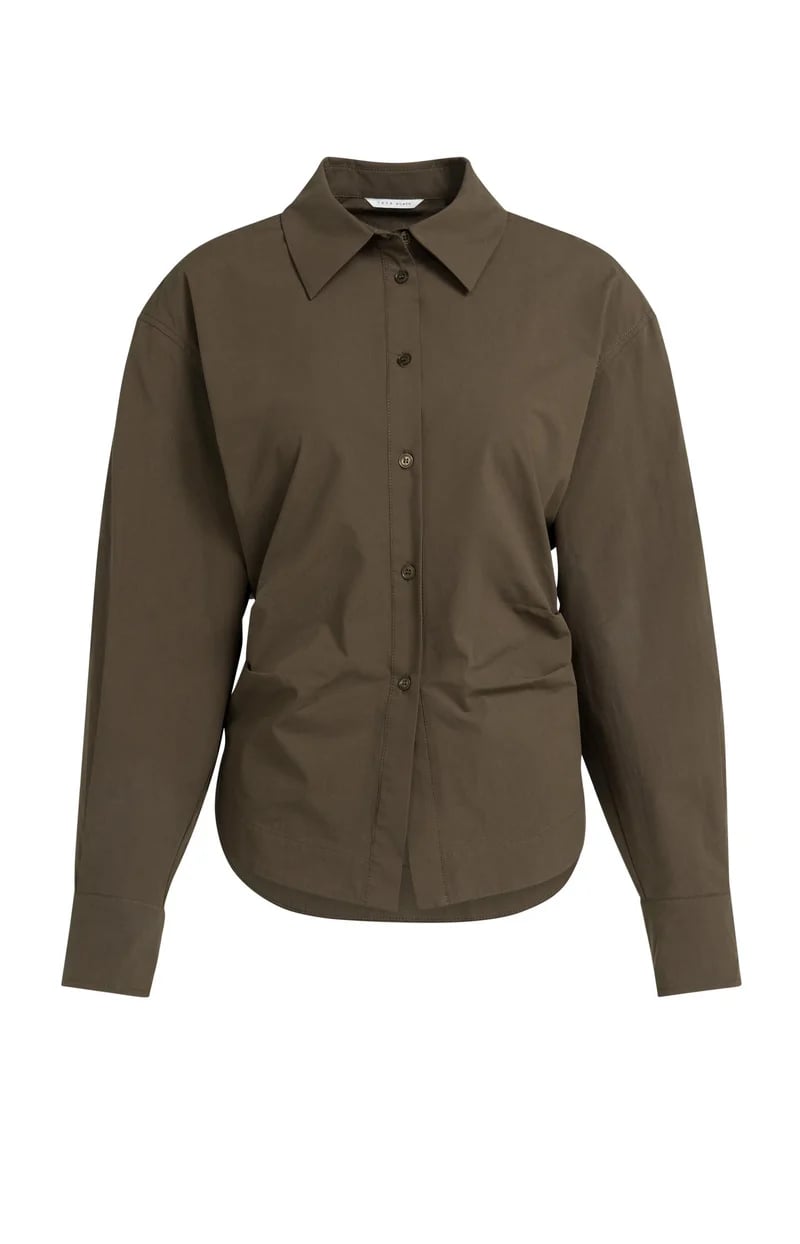 YAYA Women 01-201245-609 blouse l/m bruin