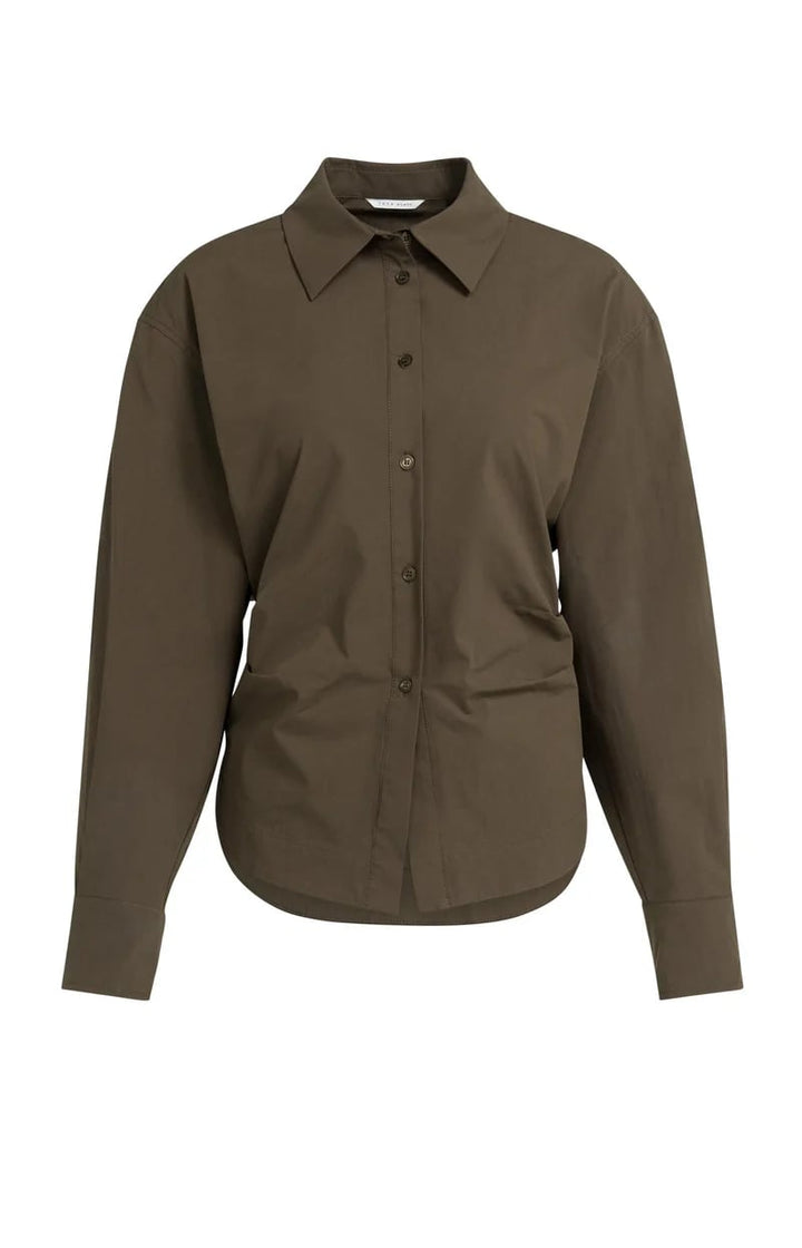 YAYA Women 01-201245-609 blouse l/m bruin