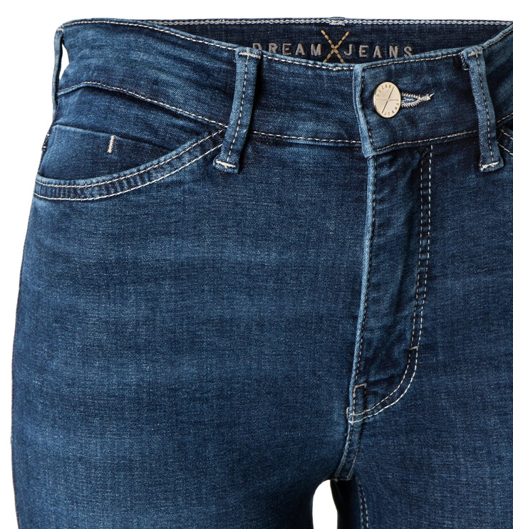 MAC DREAM CHIC 7/8 broek denim dames – blue denim