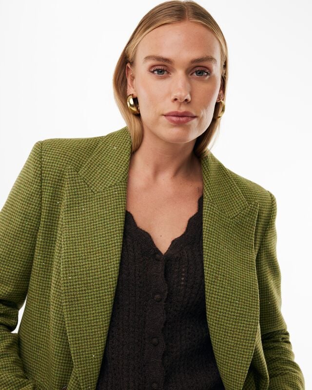 MEXX women blazer dames groen dessin – seizoen HW2627