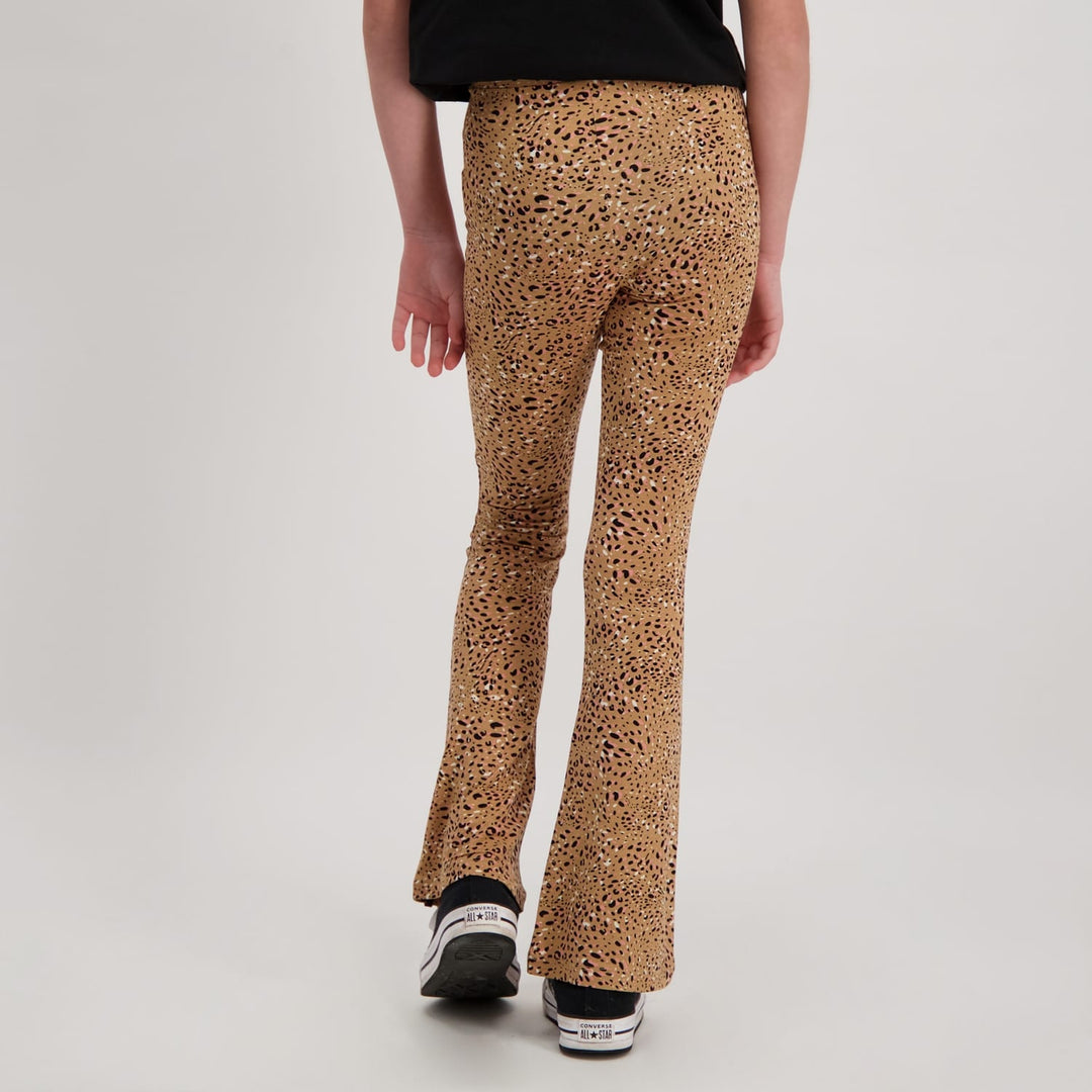 Cars Girls Lumi Flared Jr. broek bruin dessin – meisjes