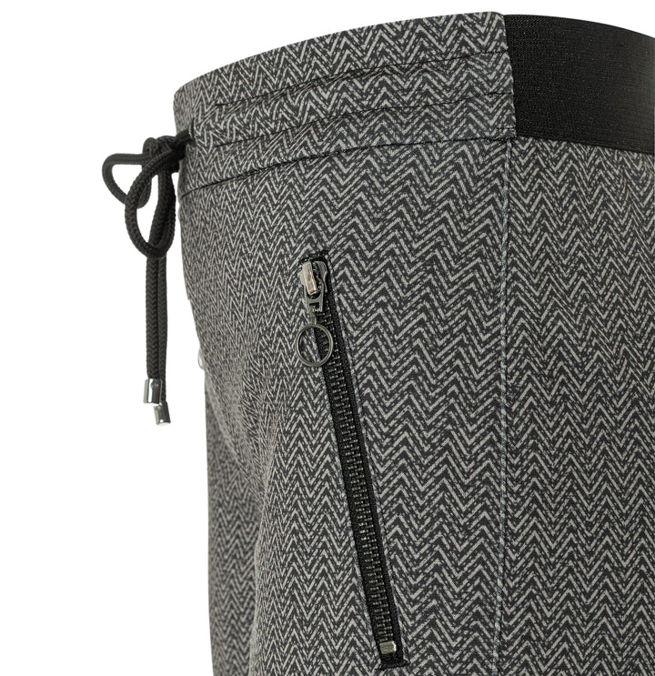 MAC women 2710 lange broek dames - grijs dessin
