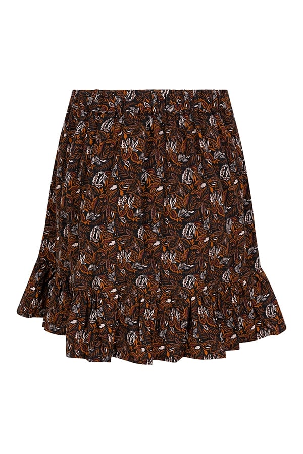 Lofty Manner Skirt Mirjam – mini rok dames - Oranje Dessin