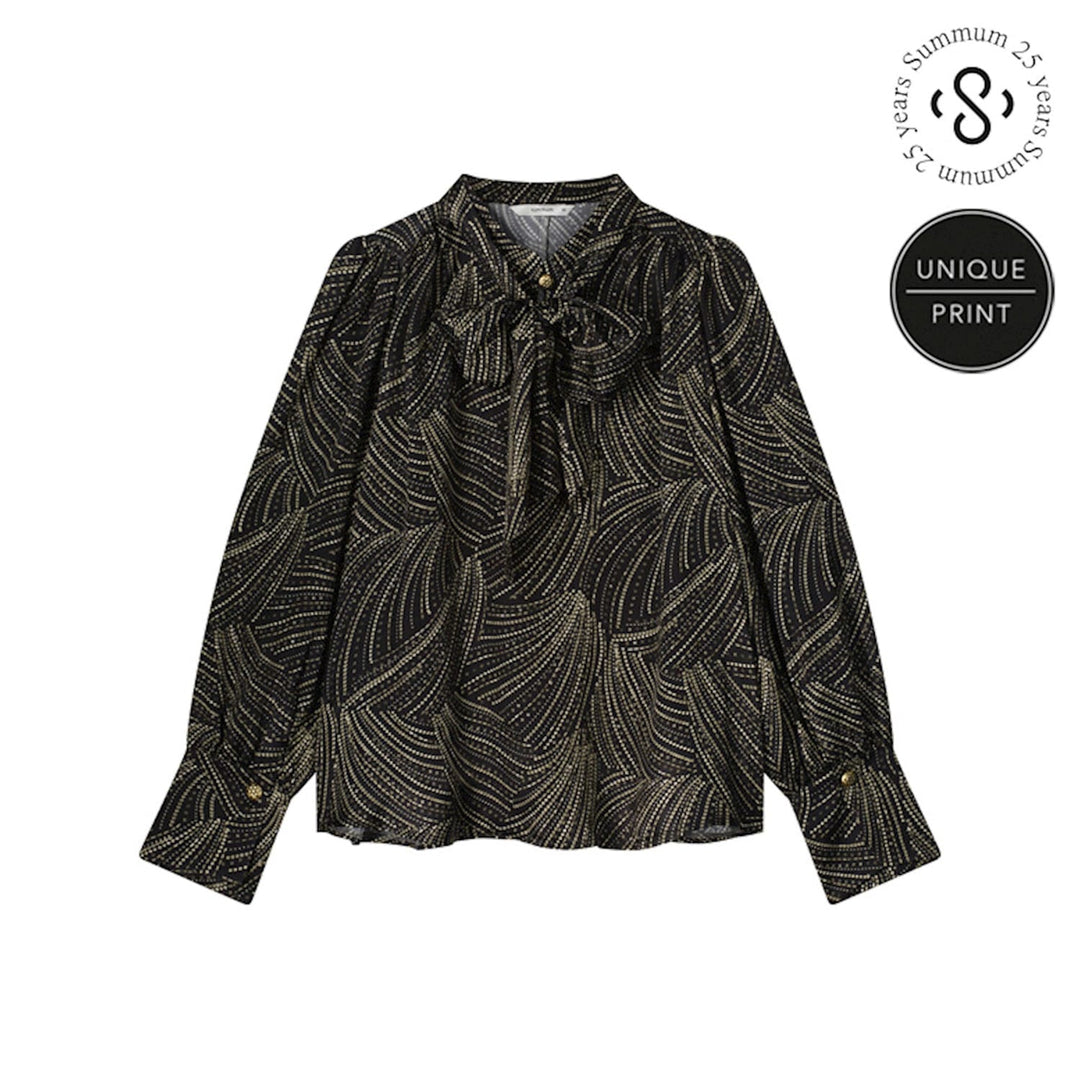 Summum 2s3034-11921 top zwart dessin – dames