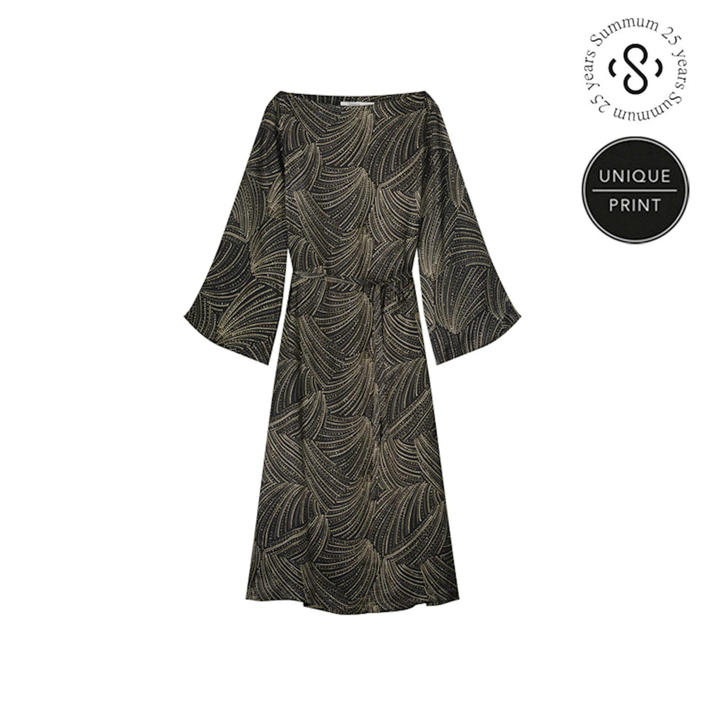 Summum jurk midi dames zwart dessin