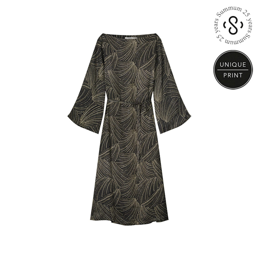 Summum jurk midi dames zwart dessin