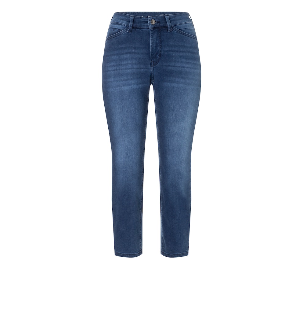 MAC jeans skinny fit dames blauw denim - 5492-90 - Blue Denim - L28