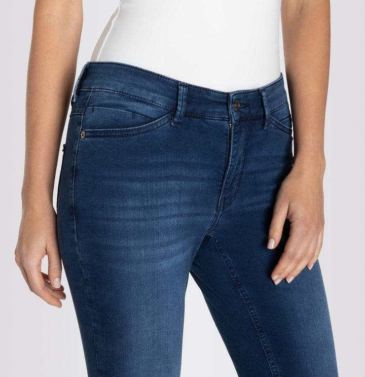 MAC jeans skinny fit dames blauw denim - 5492-90 - Blue Denim - L28