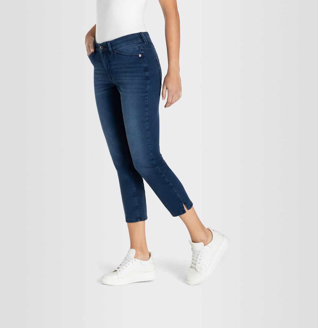 MAC jeans skinny fit dames blauw denim - 5492-90 - Blue Denim - L28
