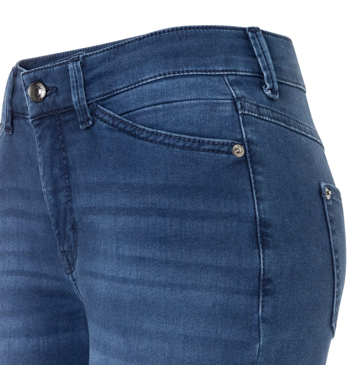 MAC jeans skinny fit dames blauw denim - 5492-90 - Blue Denim - L28