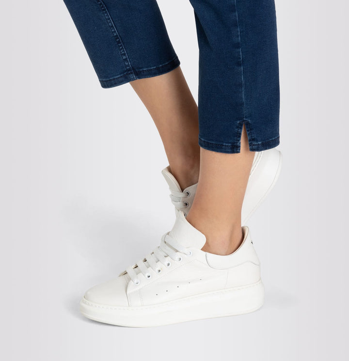 MAC jeans skinny fit dames blauw denim - 5492-90 - Blue Denim - L28