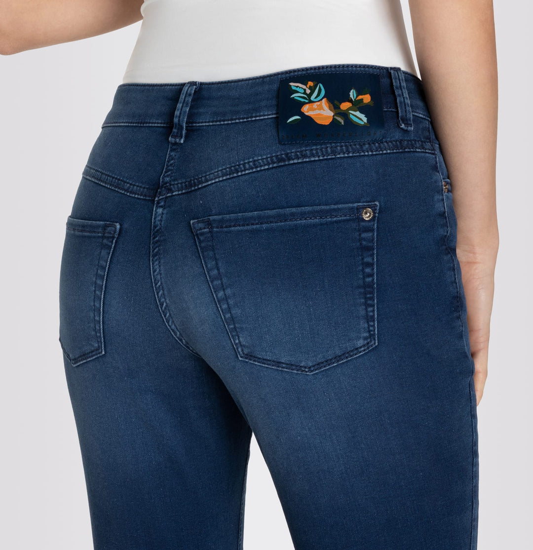 MAC jeans skinny fit dames blauw denim - 5492-90 - Blue Denim - L28