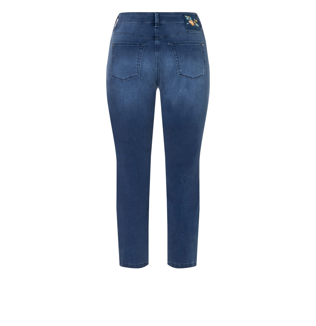 MAC jeans skinny fit dames blauw denim - 5492-90 - Blue Denim - L28