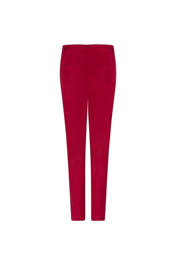 Lofty Manner Trouser Odessa - bordeaux lange broek dames