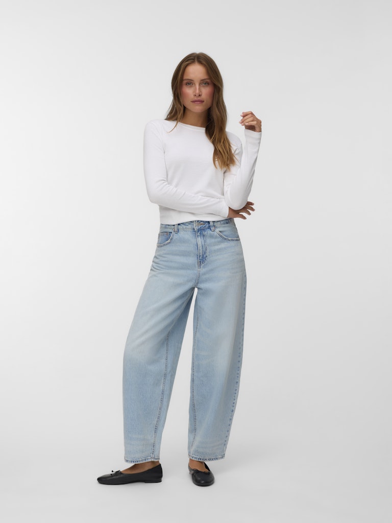 VERO MODA Billie jeans low croth-baggy fit dames - Blue Denim - L32