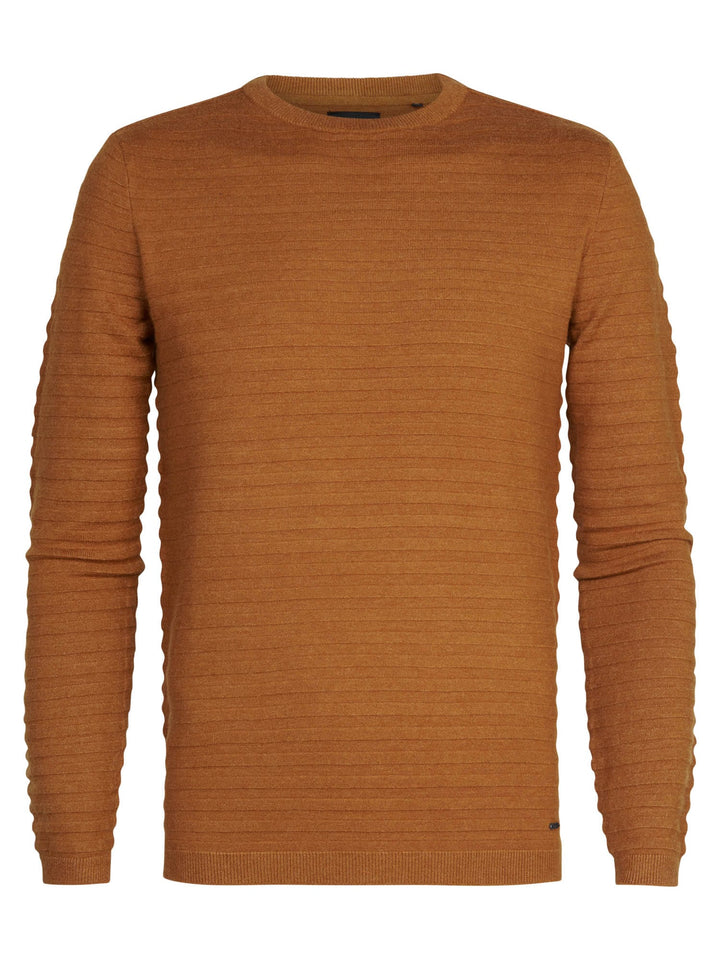 Petrol men M-3030-KWR269 trui camel – heren