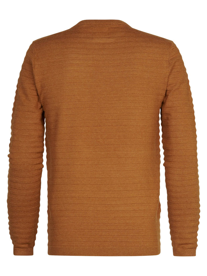 Petrol men M-3030-KWR269 trui camel – heren