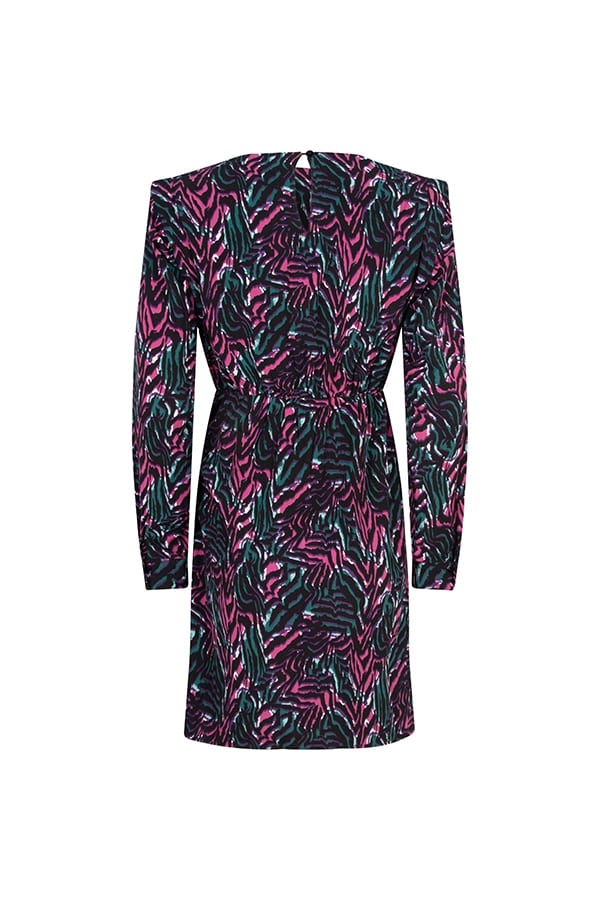 Lofty Manner Dress Lorie - korte jurk dames - Zwart Dessin