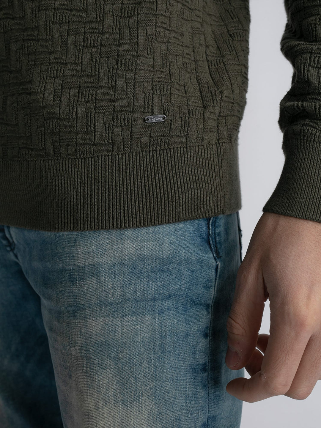 Petrol men M-3030-KWR232 trui heren – army