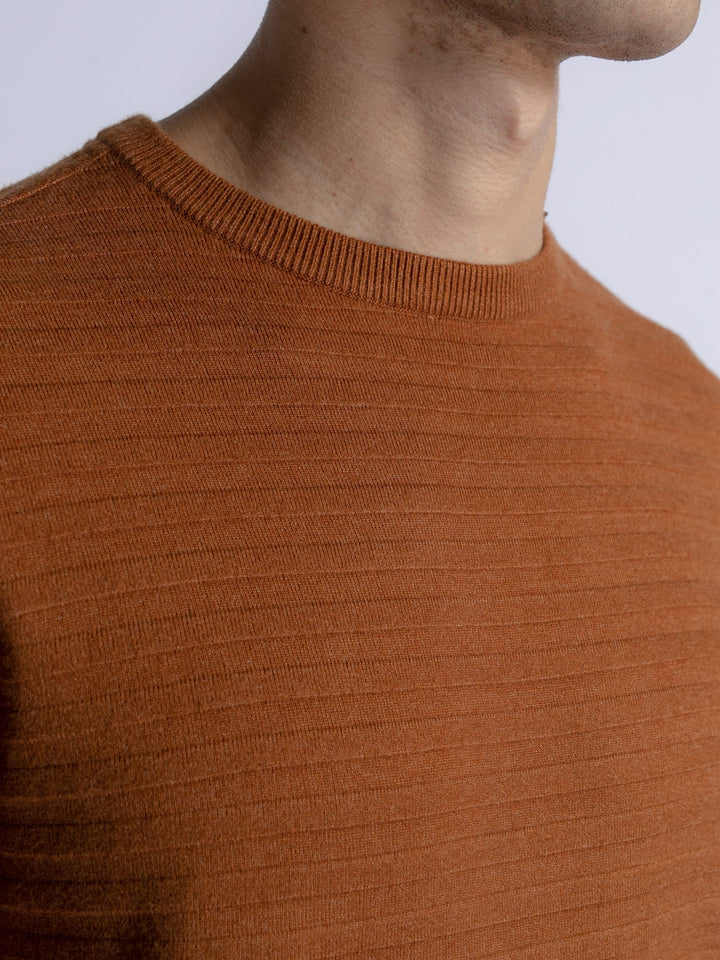 Petrol men M-3030-KWR269 trui camel – heren