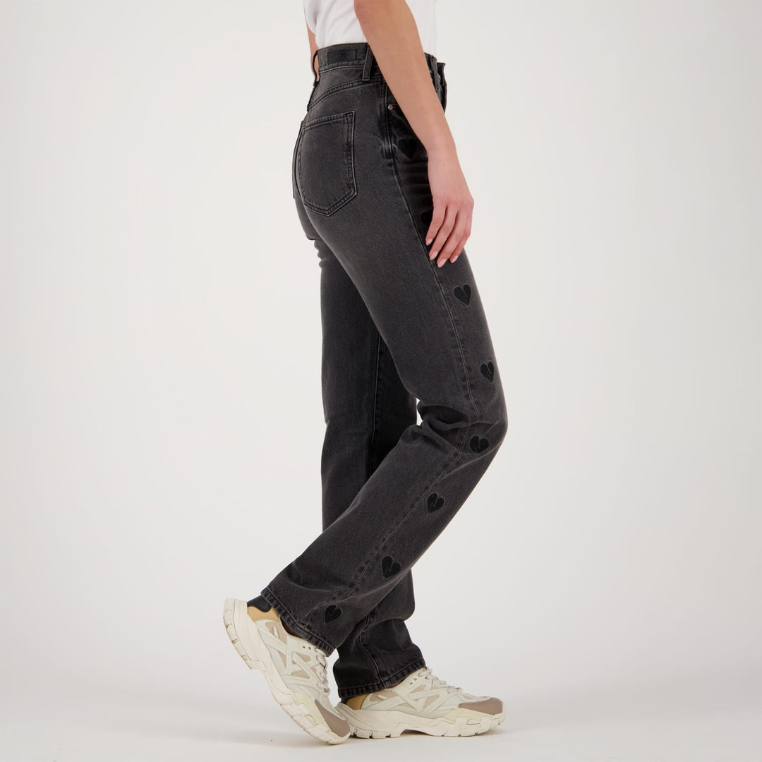 Raizzed dames jeans regular-straight fit grey denim - L32