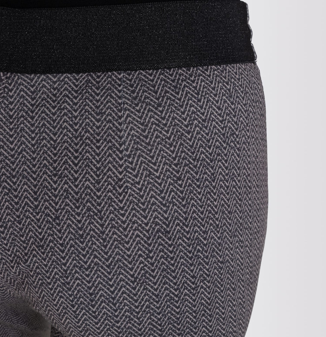 MAC women 2710 lange broek dames - grijs dessin