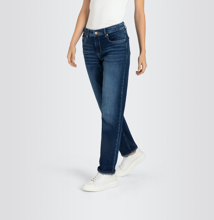 MAC jeans regular-straight fit dames – blue denim - L30