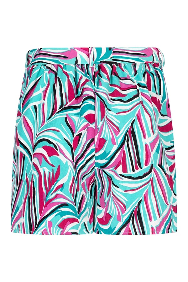 Lofty Manner Short Emely groen dessin – dames