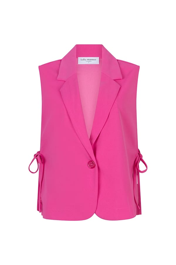 Lofty Manner Gilet Virginia fuchsia – dames gilet