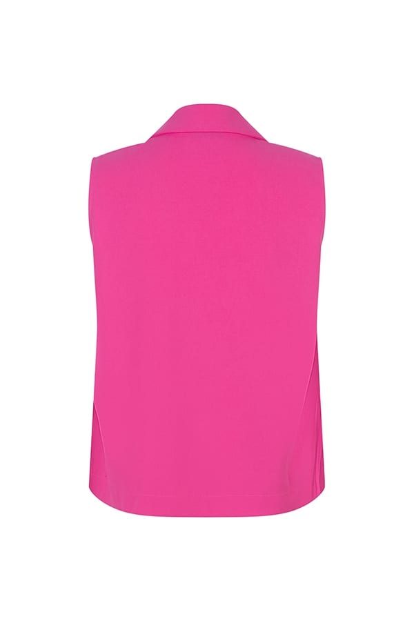 Lofty Manner Gilet Virginia fuchsia – dames gilet