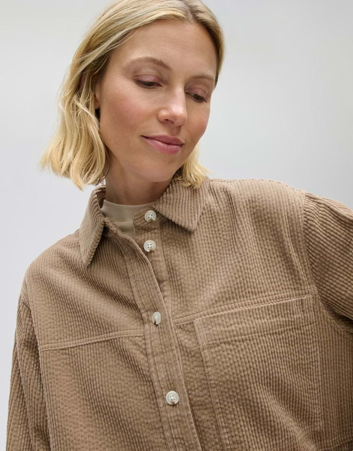 Opus Falvi 1063605930106 blouse l/m dames taupe