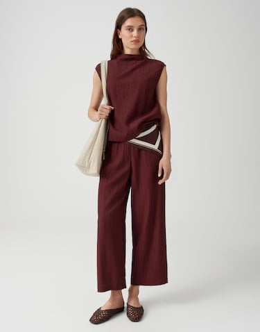 Opus Focy top bordeaux – dames