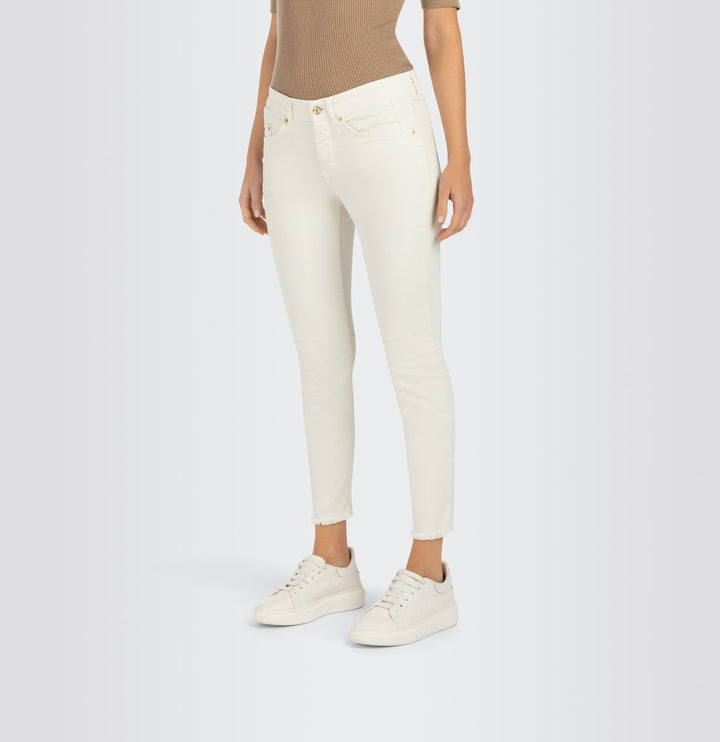 MAC 5756 Rich ecru slim fit jeans dames