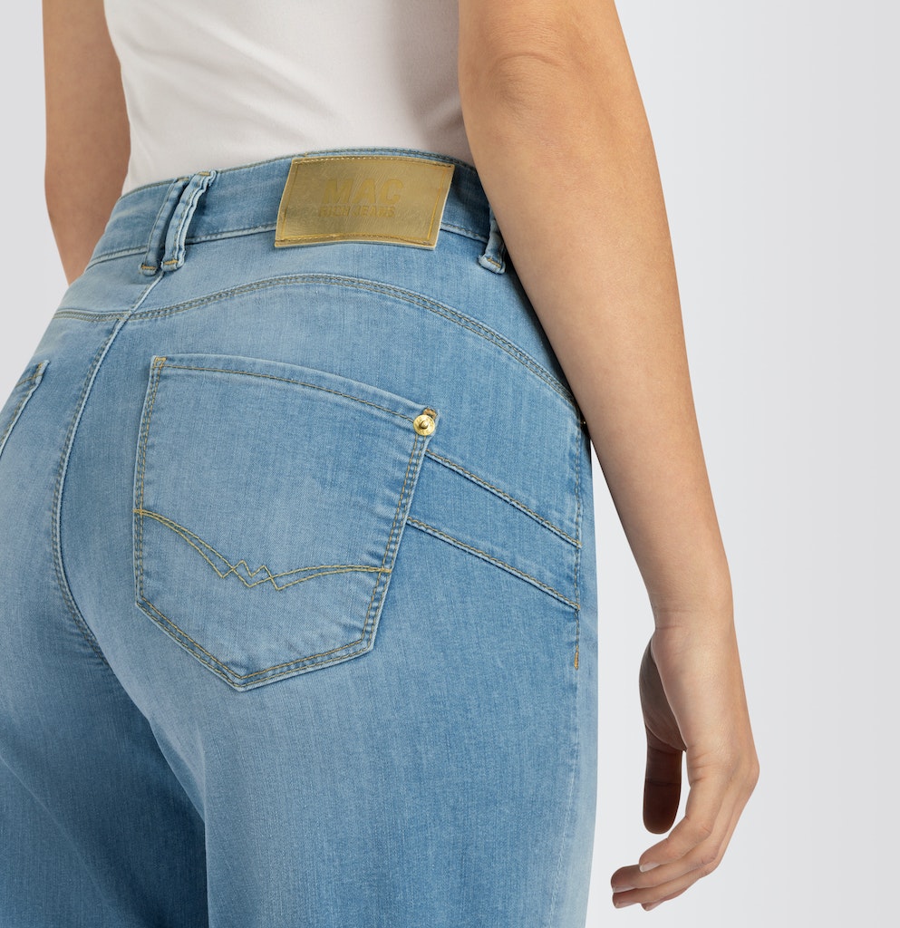 MAC 5233 Rich palazzo jeans blue denim – dames - L30
