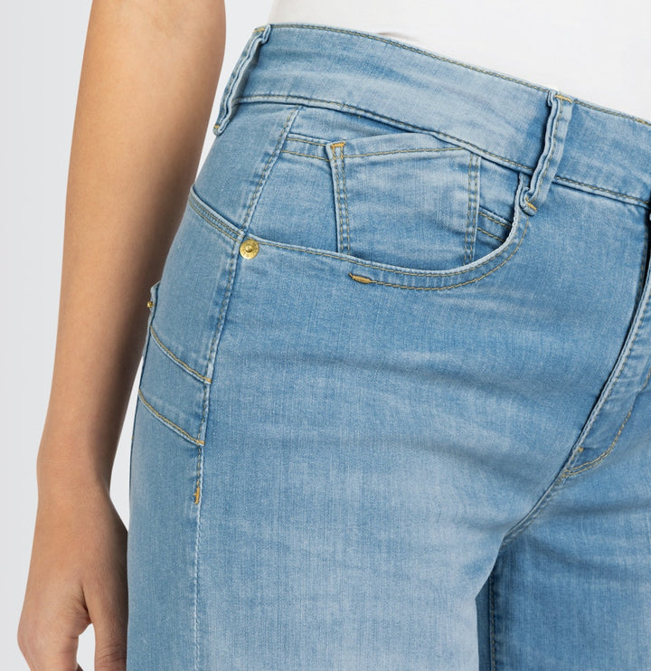 MAC 5233 Rich palazzo jeans blue denim – dames - L30