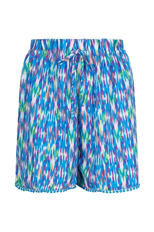 Lofty Manner PF37 - Short Angelica – dames short - Blauw Dessin