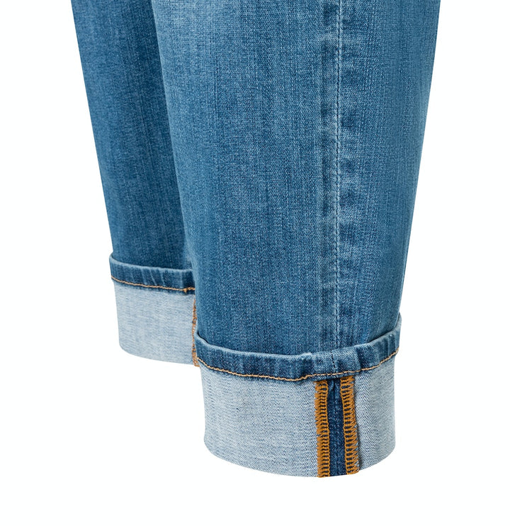 MAC jeans slim fit dames blauw denim - Blue Denim - L28