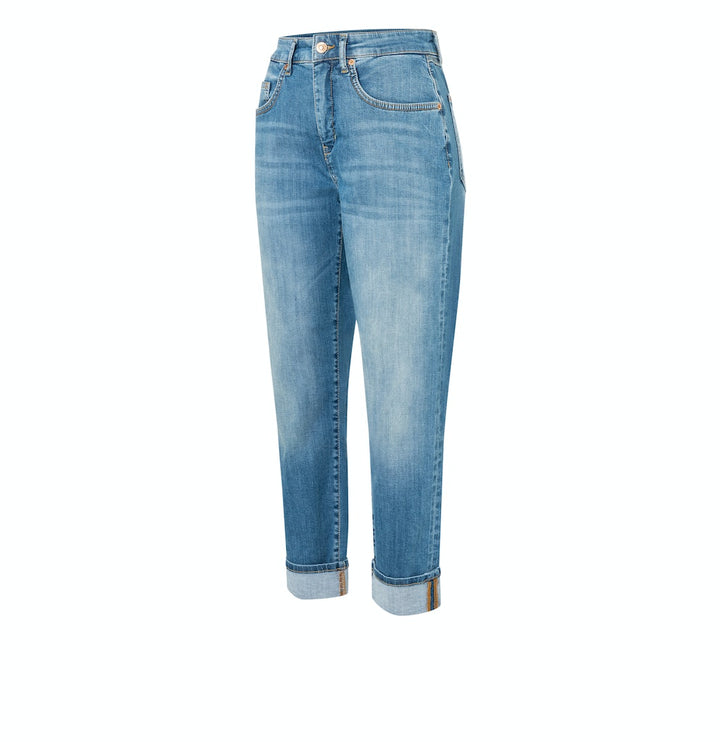 MAC jeans slim fit dames blauw denim - Blue Denim - L28