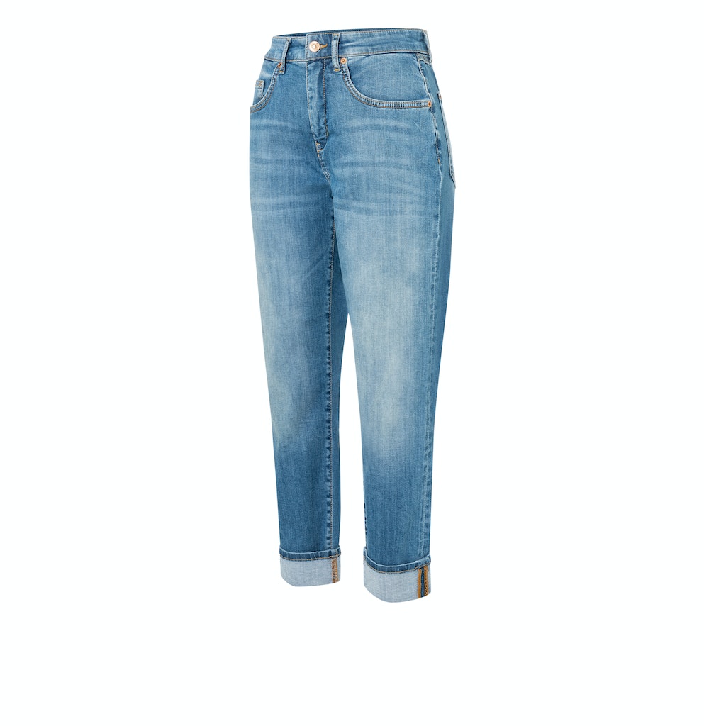 MAC jeans slim fit dames blauw denim - Blue Denim - L28