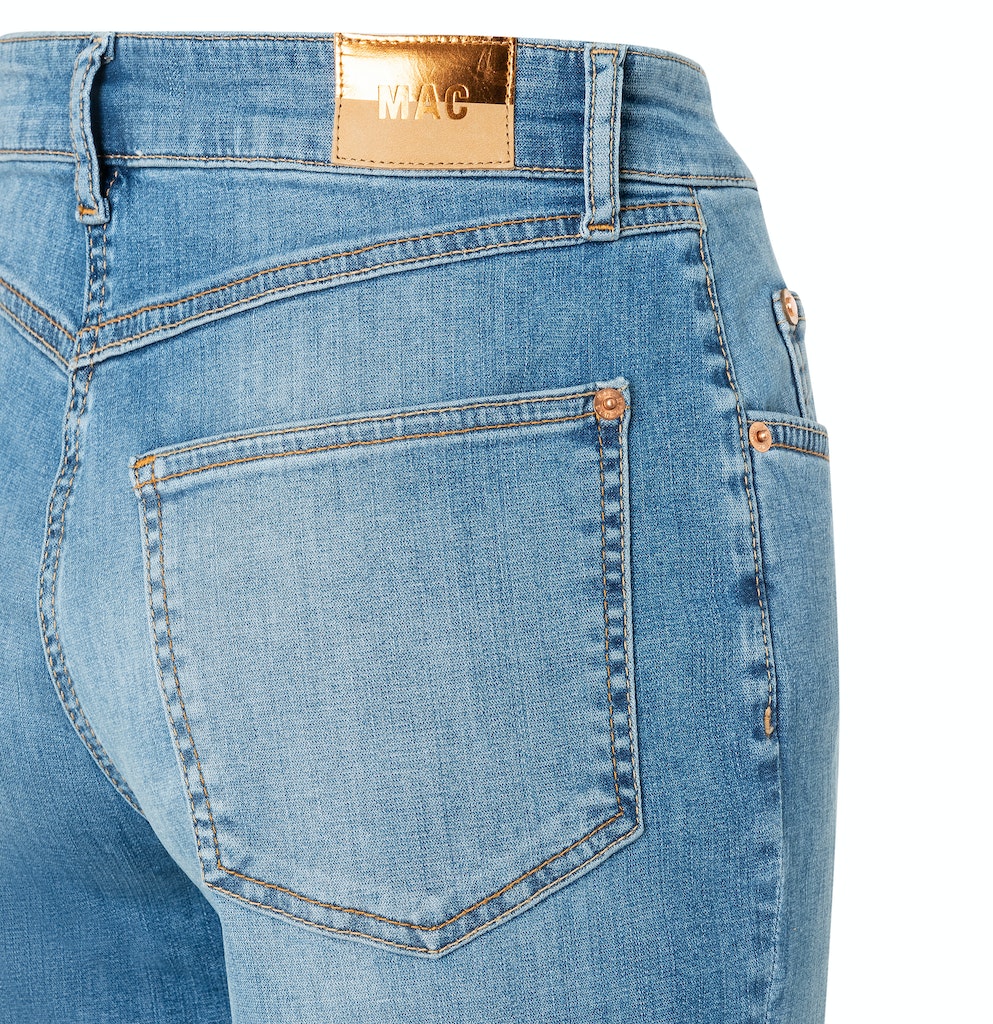MAC jeans slim fit dames blauw denim - Blue Denim - L28