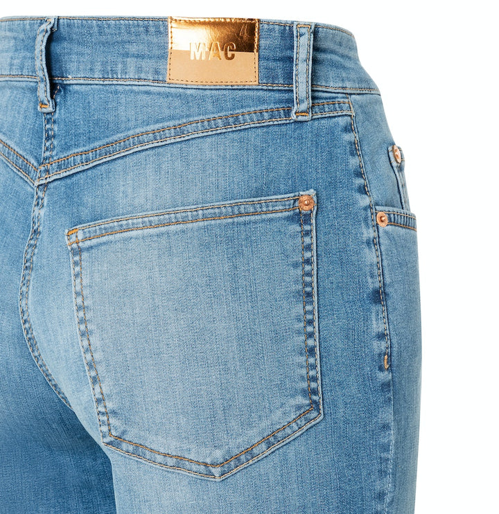 MAC jeans slim fit dames blauw denim - Blue Denim - L28