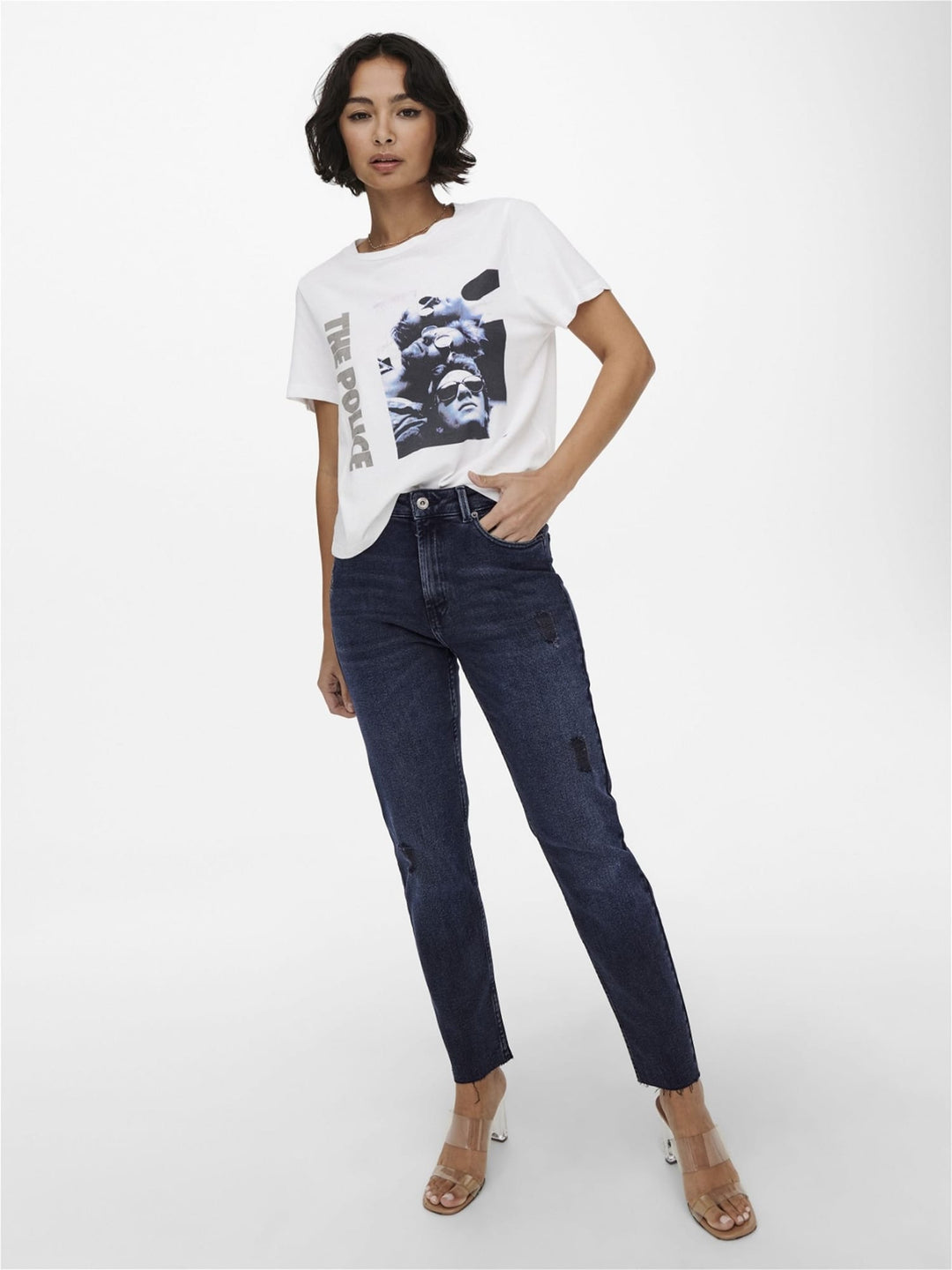 Only EMILY jeans regular-straight fit – dames - Blue Denim - L32