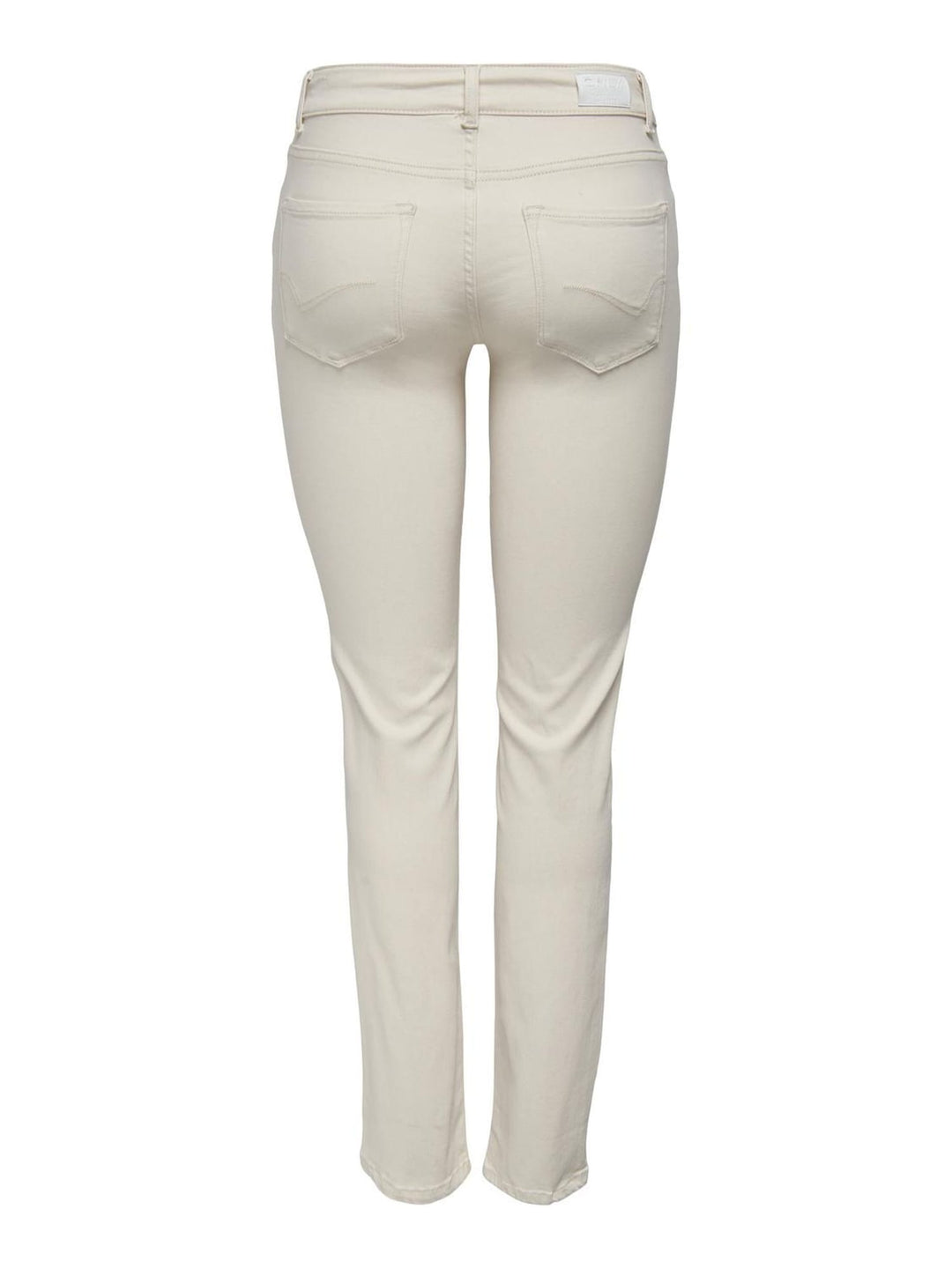 Only Alicia jeans ecru – dames regular-straight fit - L32