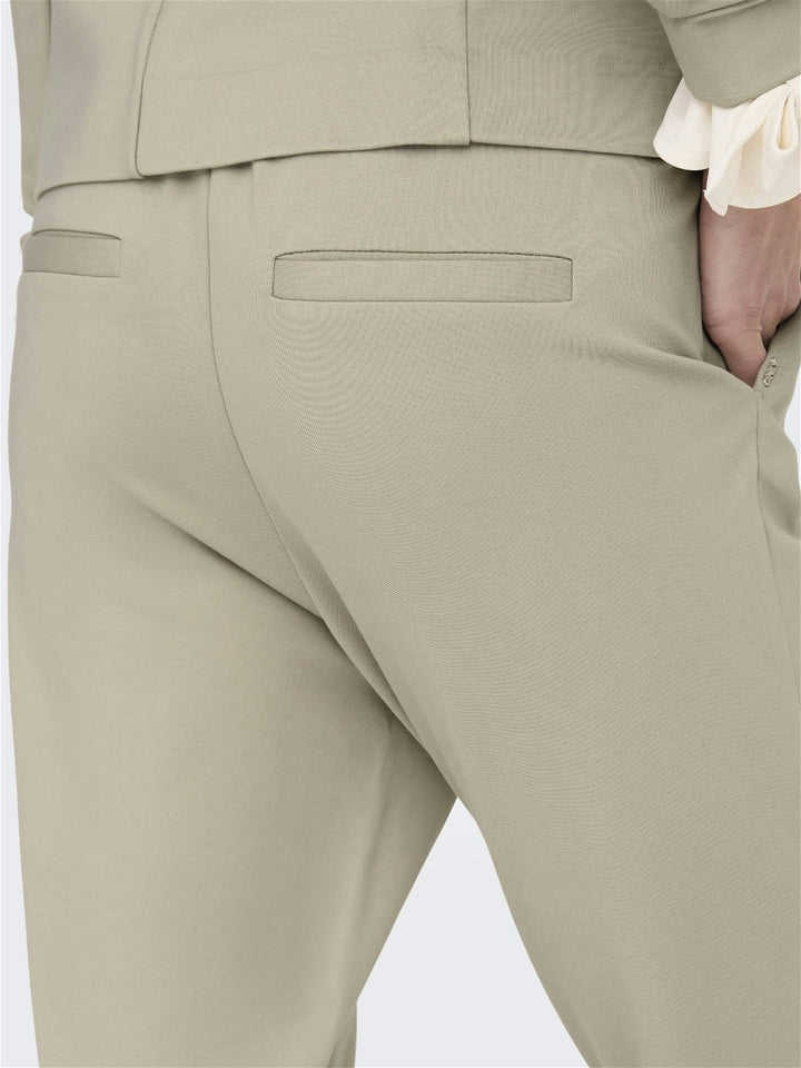 Only 15115847 Poptrash lange broek zand – dames - L32